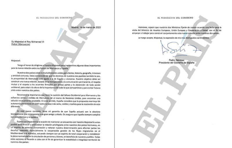 Espagne: contenu du message de Pedro Sanchez au roi du Maroc